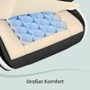 SONGMICS Gaming-Stuhl, Ergonomischer Bürostuhl mit Fußstütze, bis 150 kg, 70 x 70 x 123,5-133 cm, Schwarz Bild 4