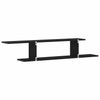 vidaXL Wandmontiertes TV Regal Schwarz Eichen-Optik 125 x 18 x 23 cm 862638 Bild 5