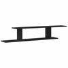 vidaXL Wandmontiertes TV Regal Schwarz Eichen-Optik 125 x 18 x 23 cm 862638 Bild 2