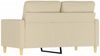 vidaXL 2-Sitzer-Sofa Creme 120 cm Stoff 359229 Bild 5