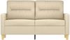vidaXL 2-Sitzer-Sofa Creme 120 cm Stoff 359229 Bild 3