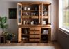 Buffet Mango 160x50x210 beige geölt TOULOUSE #16 Bild 3
