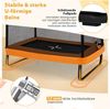 COSTWAY Gartentrampolin rechteckig, mit Schaukel Bild 3