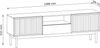 AX LIVING Lowboard TV Santarco – 159 cm breit, Eiche Cremona Bild 3
