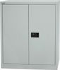 Bisley 'Universal' Flügeltürenschrank, Silber, 100 x 40 x 91,4 cm, 1 Fachboden Bild 2
