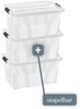 Aufbewahrungsbox Anzio 14 l mit Deckel und Clipverschlüssen | BPA-frei lebensmittelecht stapelbar transparent robust Made in Europe Bild 3