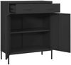 vidaXL Lagerschrank Anthrazit 80x35x101,5 cm Stahl 336159 Bild 5