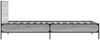 vidaXL Bettgestell Grau Sonoma 75x190 cm Holzwerkstoff und Metall 845560 Bild 5