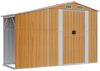 vidaXL Gerätehaus Braun 277x93x179 cm Verzinkter Stahl 364522 Bild 2