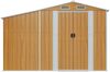 vidaXL Gerätehaus Braun 277x93x179 cm Verzinkter Stahl 364522 Bild 3