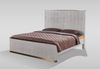 Livin Hill Stilig ST890Q Polsterbett 160cm, Öko-Leder, Holz, MDF, Edelstahl, 138 x 210 x 166 cm Bild 1