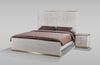 Livin Hill Stilig ST890Q Polsterbett 160cm, Öko-Leder, Holz, MDF, Edelstahl, 138 x 210 x 166 cm Bild 4