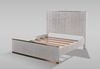 Livin Hill Stilig ST890Q Polsterbett 160cm, Öko-Leder, Holz, MDF, Edelstahl, 138 x 210 x 166 cm Bild 2