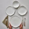 Karaca Geschirr-Set Bloom 24-teiliges Bone China Tafelservice für 6 Personen, Weiß Bild 2