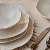 Karaca Geschirr-Set Bloom 24-teiliges Bone China Tafelservice für 6 Personen, Weiß Bild 4