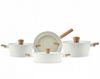 Karaca Pfannen-Set Karaca Swiss Crystal Almond Cream Induktionsfähiges 7-teiliges Set Bild 1