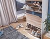 Schuhschrank in Weiß - 60x24x150cm (LxBxH) Bild 5