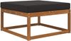 vidaXL Sofakissen für draußen Schwarz 80 x 80 x 8 cm Polyester 900819 Bild 3