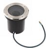 10 Watt runde LED Einabu Boden-Spot Bodenleuchte Bodenstrahler Wegleuchte | schwenkbar aus Edelstahl | Ø130 x 129mm (B. x H.) | 1000 Lumen | Kaltweiß (6000 K) Bild 2