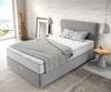 Boxspringbett Dream-Well 120x200 cm Mikrofaser Grau mit TFK Matratze und Visco Topper Bild 4