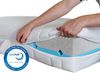 Komfortschaummatratze BeCo 2 Dreams, 2 in 1 Wendematratze mit soften Gelschaum Einlagen, 21 cm Komforthöhe, 7 ergonomische Liegezonen Größe 90 x 190 cm Härtegrad H2 (0 kg - 100 kg) Bild 5