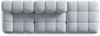 Micadoni Modulares Sofa Bellis 4-Sitzer Rechts Samt Bluvel Hellblau Bild 3