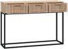 Konsolentisch, Beistelltisch, Konsole 105x30x75 cm Holzwerkstoff und Eisen Bild 5