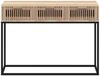 Konsolentisch, Beistelltisch, Konsole 105x30x75 cm Holzwerkstoff und Eisen Bild 4