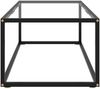 Couchtisch, Sofatisch Schwarz mit Hartglas 100x50x35 cm Bild 3