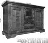 Kommode Akazie 130x50x85 nougat lackiert OXFORD #412 Bild 5