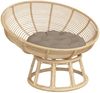 vidaXL Kissen Rund Taupe Ø 60 x 11 cm Oxford-Gewebe 361948 Bild 3