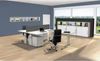Kerkmann Schreibtisch StageOne Form 4 BxT160x80cm wenge Bild 2