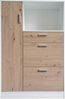 HTI-Line Küchenbuffet Küchenschrank Kombi L und S Blanca (Set, 2-St, 1x Küchenschrank Kombi L Blanca, 1x Küchenschrank Kombi S Blanca) Küchenbuffet Mehrzweckschrank Mikrowellenschrank Bild 2