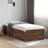 vidaXL Bettgestell Braun Eichen-Optik 75x190 cm Holzwerkstoff 3280985 Bild 1