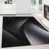 Teppium Teppich Ombre Design, Rechteckig, Höhe: 6 mm, Modern Kurzflor Teppich Wohnzimmer Abstrakt Wellen Design Pflegeleicht Bild 2