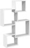 vidaXL Wandwürfelregale Wandhalterung Weiß 64 x 13,5 x 91,5 cm 8012124 Bild 5