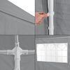 Pavillon Wedau 600x300x255 cm Dunkelgrau casa. pro Bild 5