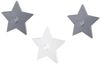 roba Wandhaken 'Little Stars' - Sterne Motiv - Wandgardarobe & Deko für Kinderzimmer - Grau / Weiß Bild 3