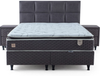 Moln Visco Grey Boxspringbett Set mit Matratze und Bettkästen, Schlafzimmer Set 140x200 Bild 2