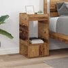 vidaXL Beistelltisch, Holzwerkstoff Altholz Braun, 30 x 30 x 56 cm Bild 4