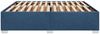 Bettgestell ohne Matratze, ohne Kopfteil, Stoff, Blau, 180x200 cm Bild 5
