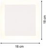 2er SET LED Wandlampen Weiß verstellbar für indirekte Beleuchtung, Höhe 18cm Bild 4