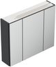 Spiegelschrank 75cm inkl. Design LED-Lampe und Glasböden grafit : Grafit Bild 4