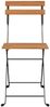 vidaXL Bistrostühle 6 Stk. Klappbar Massivholz Teak und Stahl 3152110 Bild 4