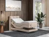 Vente-unique - LODI Bett Stoff Beige - B 108 cm x H 118 cm x L 215 cm Bild 2