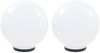 vidaXL LED-Gartenleuchten 2 Stk. Kugelförmig 40 cm PMMA 50657 Bild 2