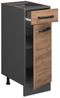 Küchenunterschrank R-Line Goldkraft Eiche 30 cm ohne Arbeitsplatte Vicco Bild 3