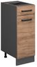 Küchenunterschrank R-Line Goldkraft Eiche 30 cm ohne Arbeitsplatte Vicco Bild 4