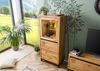 Vitrine Wildeiche 65x40x148 natur geölt VILLANDERS #104 Bild 2