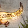 LED Solarlampe Wandleuchte, Garten, Gecko, braun, H 69 cm Bild 5